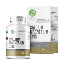 Nature Foods Calcium Magnesium Zinc 120caps