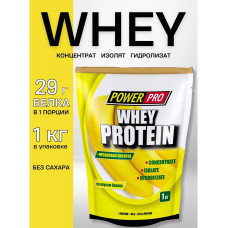 Power Pro Whey Protein 1000g банан