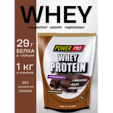 Power Pro Whey Protein 1000g шоколад