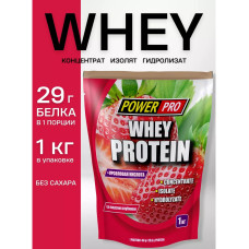 Power Pro Whey Protein 1000g клубника