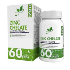 Natural Supp Zinc Chelate 60 caps