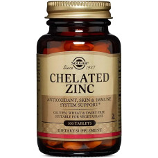 Solgar Chelated Zinc 100 tabs