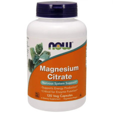 NOW Magnesium Citrate 400 mg 120 Vcaps