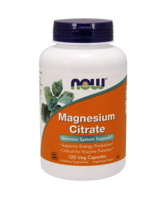 NOW Magnesium Citrate 400 mg 120 Vcaps